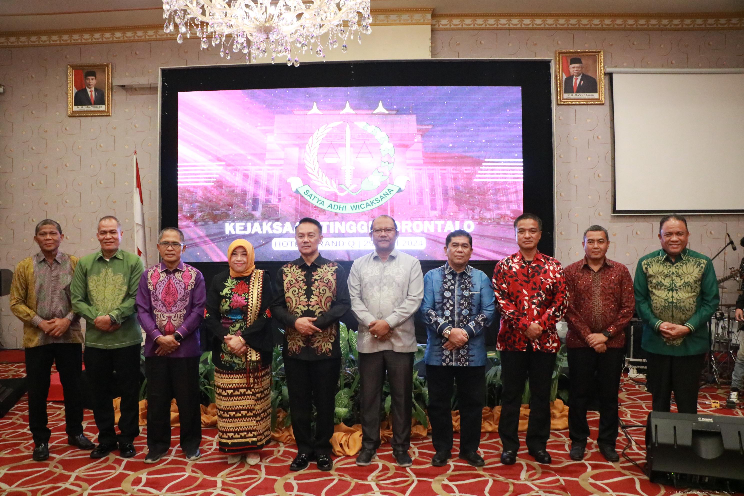 Kemenkumham Gorontalo Hadiri Pelepasan Purwanto Joko Irianto Usai Menjabat Kajati Gorontalo