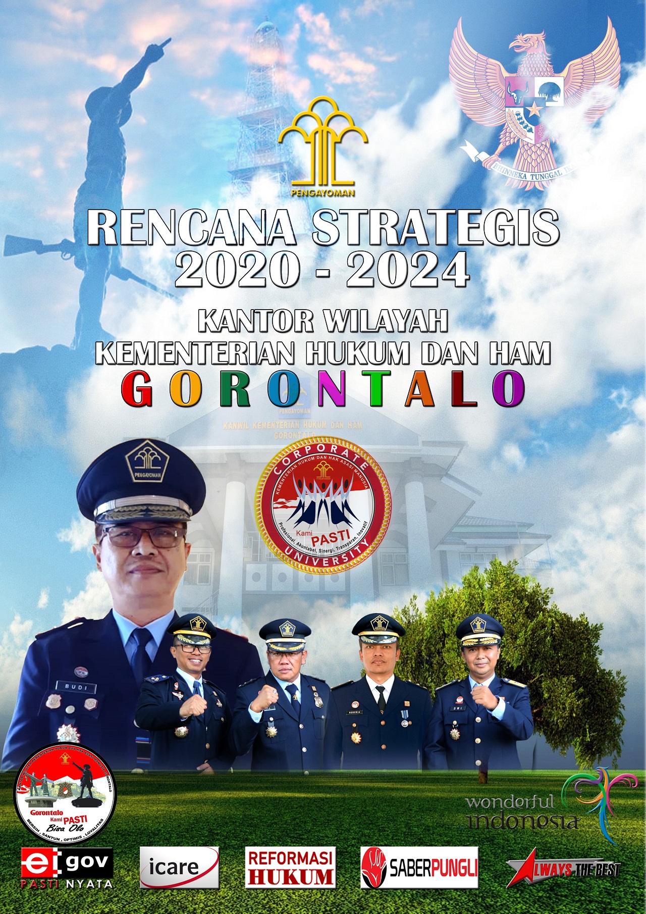 Renstra Kanwil Gorontalo 2020 2024 page1 image1