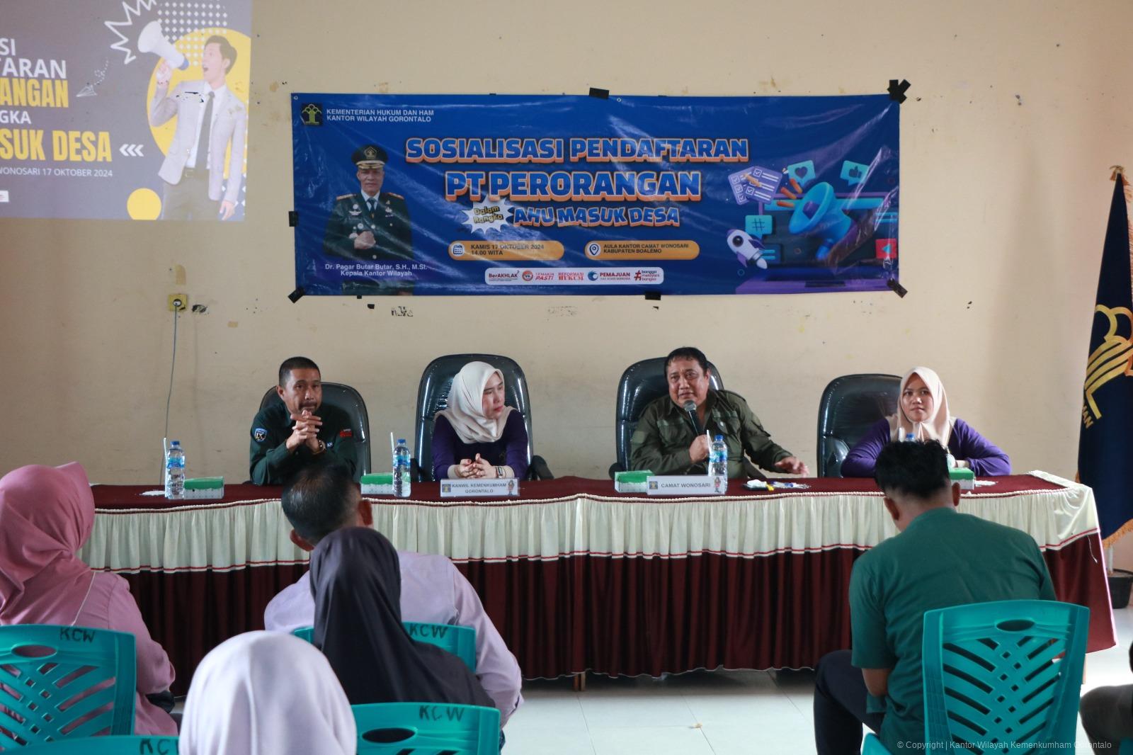 Program AMD Kemenkumham Gorontalo Dorong Pertumbuhan Ekonomi Desa